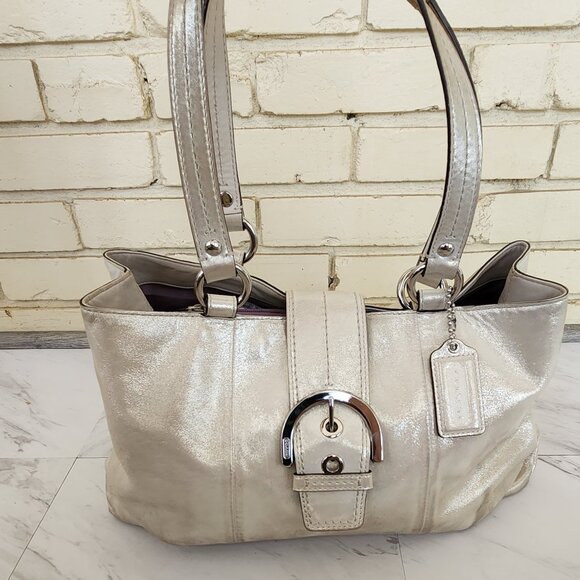 Coach Soho East West Leather Handbag Purse - Picture 1 of 9